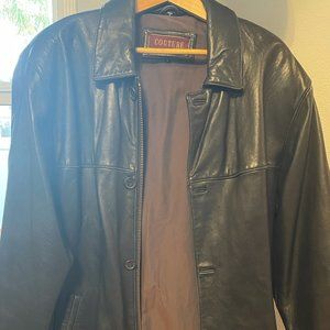 Couture - Lined Black Leather Jacket